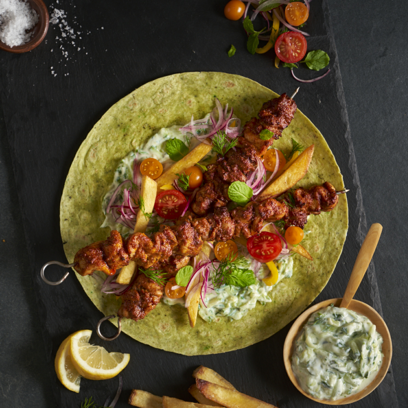 Greek Style Chicken Gyro  