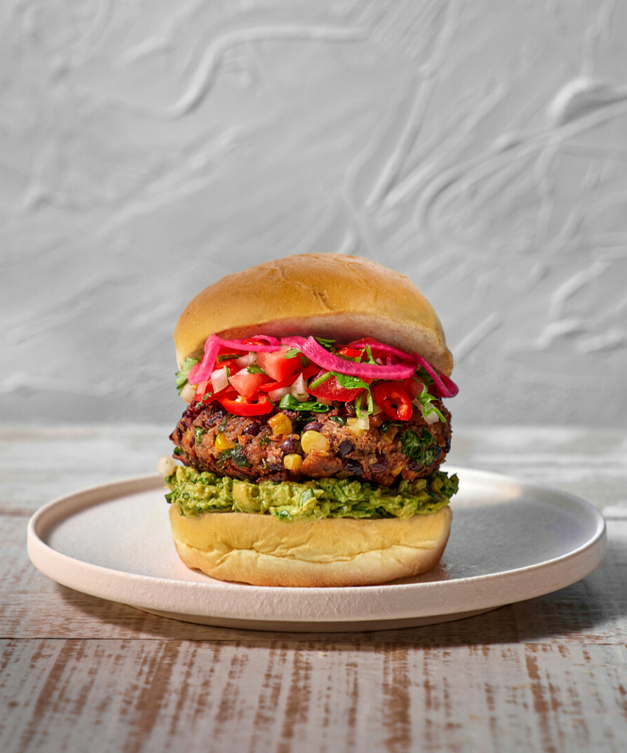 Milk MexicanBlackBeanBurger Banner
