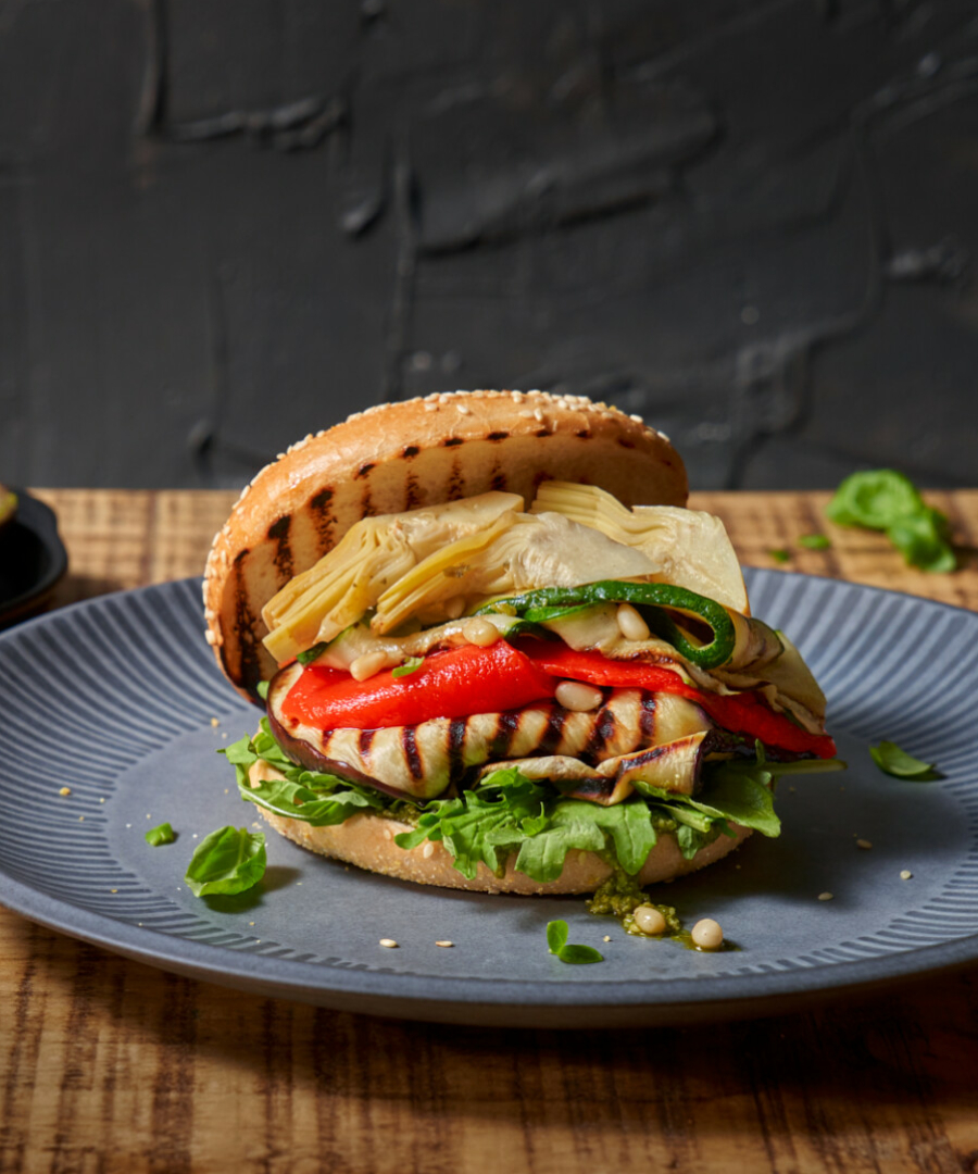 VeganMediterraneanAntipastoBagels Banner